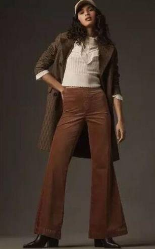 Pilcro  28 Brown Flare Leg Corduroy Pants