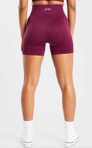 AYBL Balance V2 seamless shorts purple wine