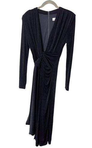 Misha Collection NWT  Francis Slinky Jersey Midi Dress in Navy