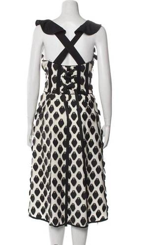 Petal NWT. $580 Self-Portrait 3D  Midi Dress UK 6 / US 2