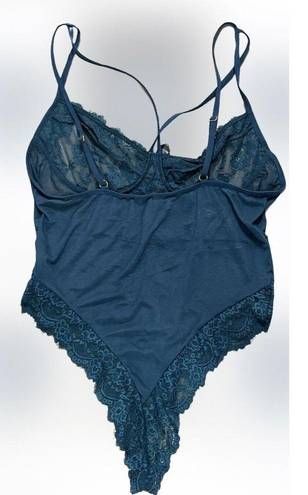 One Piece NWT Ababoon  Turquoise Lingerie. Size Large