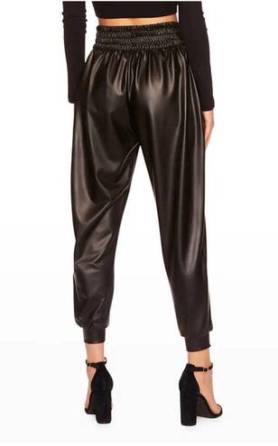 Susana Monaco NWT Susana Monoco Faux Leather Jogger side XS