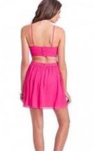 Guess Marciana Hot Pink Mini Dress