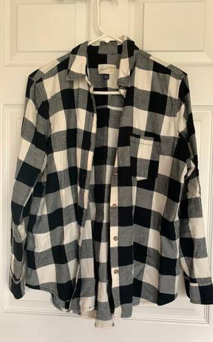 Target Black And White Flannel