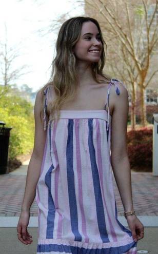 Bebop Purple/Pink Striped Sundress