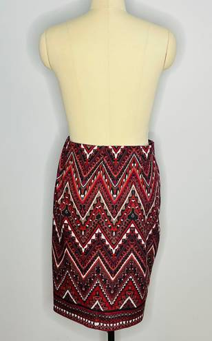 Dress Barn Pull On Geometric Pattern Skirt- Size XL