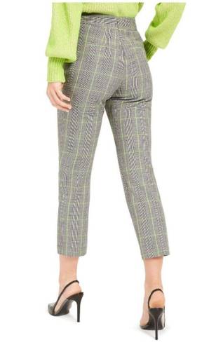 Bar III Becca Tilley x  Plaid Tapered-Leg Pants 6