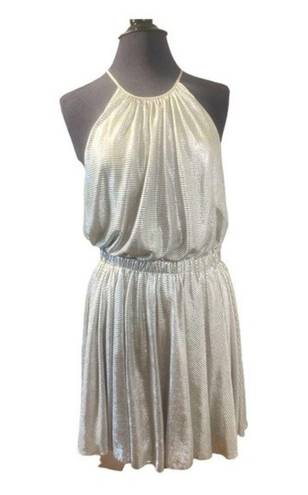 Halston Heritage  Women’s Sleeveless Round neck with Flounce Skirt Size M