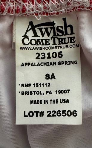 Wish A  Come True Appalachian Spring White Tutu Lace Up Red Gingham Dance Ballet Dress, size S