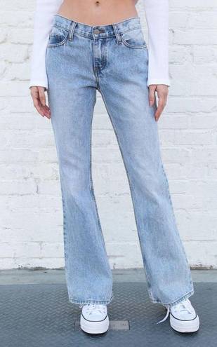 Polo Vintage  Ralph Lauren low rise light wash denim flare jeans (Size 8 x 34”)- fits true to size