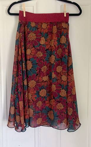 Floral Skirt Multi Size M