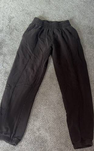 young la sweatpants Brown Size M