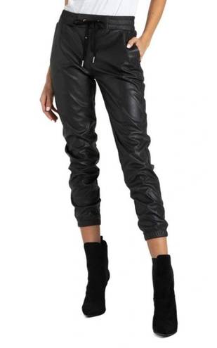 n:philanthropy Scarlett Faux Leather Jogger Pants In Black