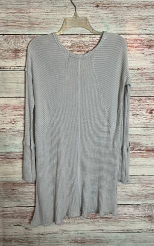 Free People Thermal Top Blue Small Tunic