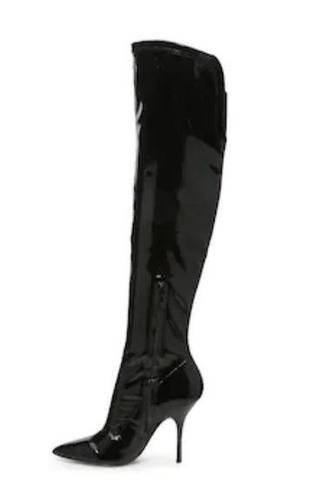 mix no. 6  patent knee high boots. 7.5