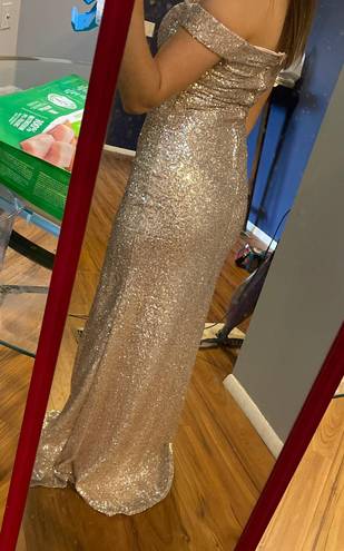 Emerald Sundae Rose Gold Dress Size 1