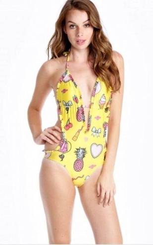 Wildfox 🌺Host Pick🌺  emoji monokini. NWT