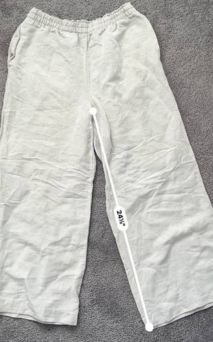 H&M Beige Linen Pants