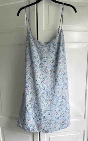 Blue Paisley Dress Size L