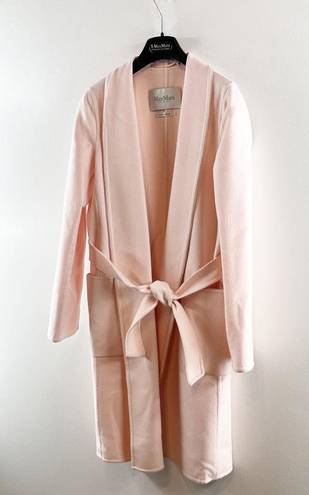 Max Mara  Wool Belted Long Trench Peacoat Baby Light Pink 8
