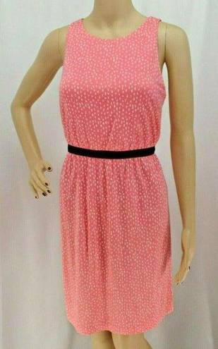 The Loft "" WATERMELON POLKA DOT PRINT SOFT KNIT CAREER CASUAL DRESS SIZE: LP NWT