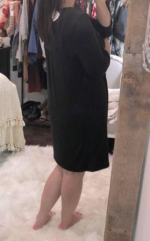 Tiana B  size large black shift dress; new w/tags