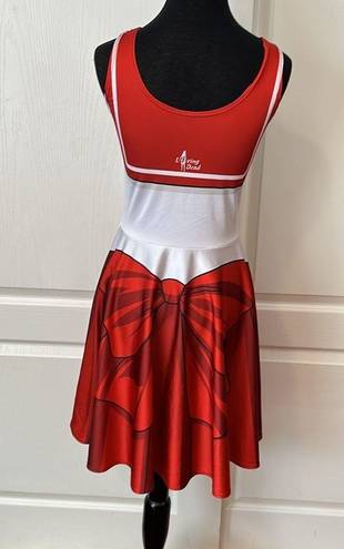 ma*rs RARE LIVING DEAD SAILOR  3D PRINTED SKATER DRESS ANIME COSPLAY