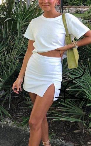 Princess Polly White Mini Skirt