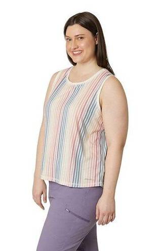 Eddie Bauer  Switchback Striped Moisture-Wicking Active Tank L