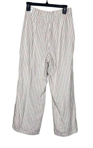 Abercrombie & Fitch Linen Blend Stripe Trouser Pants