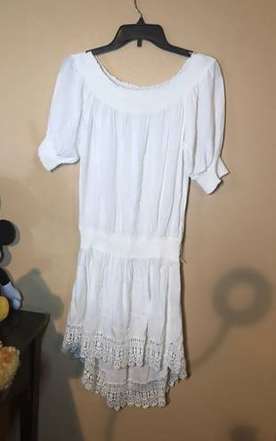 Love Culture White Dress Small High Low 