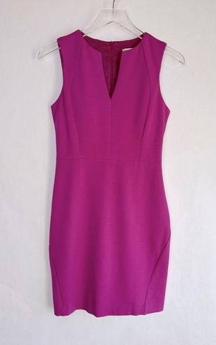 Trina Turk  Cerritos Fuchsia Purple Pink Fitted Sheath Dress Size 2