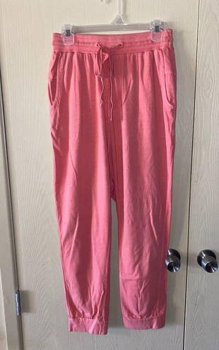 Anthropologie  Monica Harem Cotton Joggers in Watermelon Pink Pants - size small
