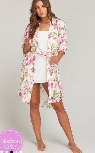 Show Me Your Mumu  ‘Garden of Blooms’ kimono robe, one size