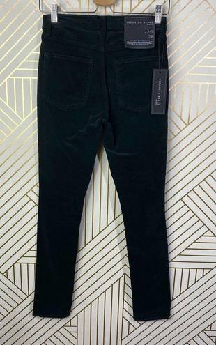 Veronica Beard  Kate 10” Skinny Corduroy Jeans in Forest Green Size US 24