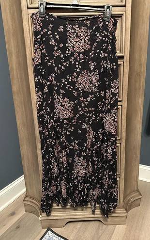 Free People  back seat glamour floral skirt size 4