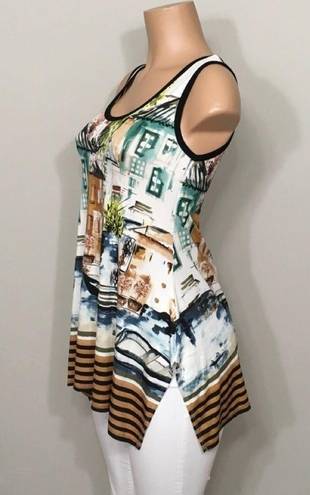 Karen Kane  watercolor tank top. NWT