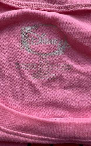 Disney  Minnie Mouse Colorful Long Sleeve Crop Top Nerdy Pink XL Graphic Sweater