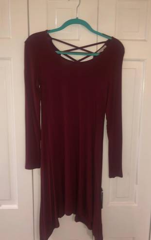 Charlotte Russe Maroon Dress