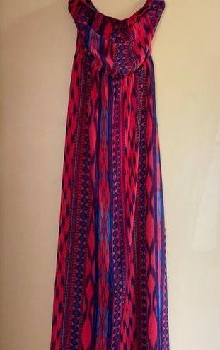 Charlotte Russe  Long Strapless Dress Size Medium