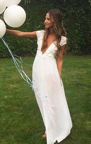 For Love & Lemons  Flower Bomb Maxi Dress