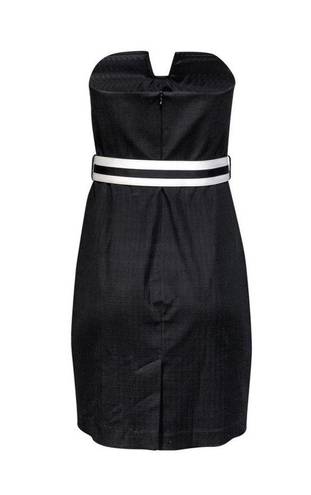 Trina Turk  - Black Strapless Dress W/ Belt Sz 0 (b8.1)