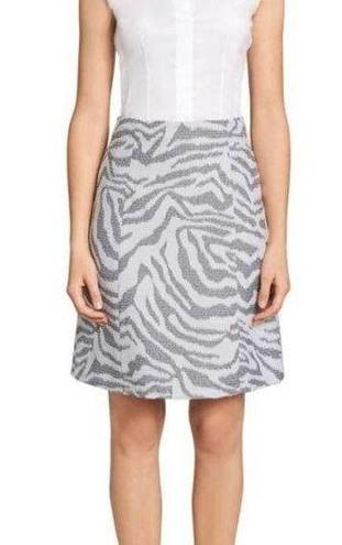 Hugo Boss NWT Boss by  Animal Print Virgin Wool Blend Skirt| Size: 6