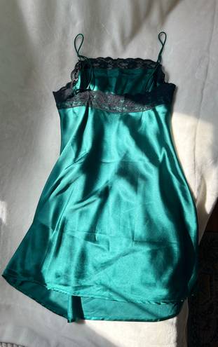 Abercrombie & Fitch Emerald Green Silk Slip Dress From Abercrombie 