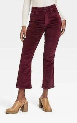 Universal Threads Women's High-Rise Corduroy Bootcut Jeans - Universal Thread Burgundy Size 0