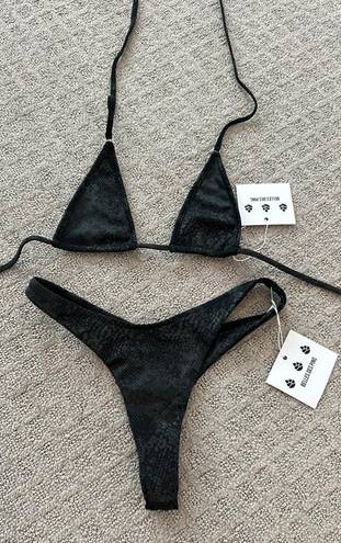 Belles Des Pins Black Bikini