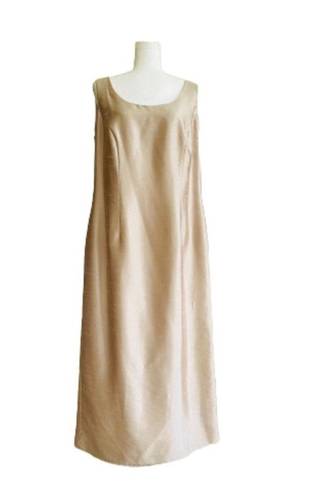 Jessica Howard  Evenings Jacket Dress Woman Tan Sequins 2 Piece Midi Size 14W