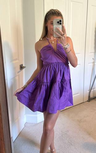 Amazon Purple Mini Dress