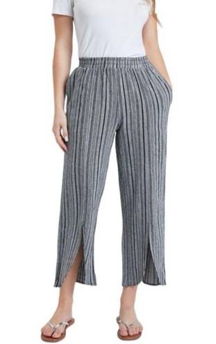 Royalty For Me  Women’s Linen Wide Leg Cropped Pants