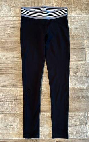 Aeropostale  black legging with thick striped waistband